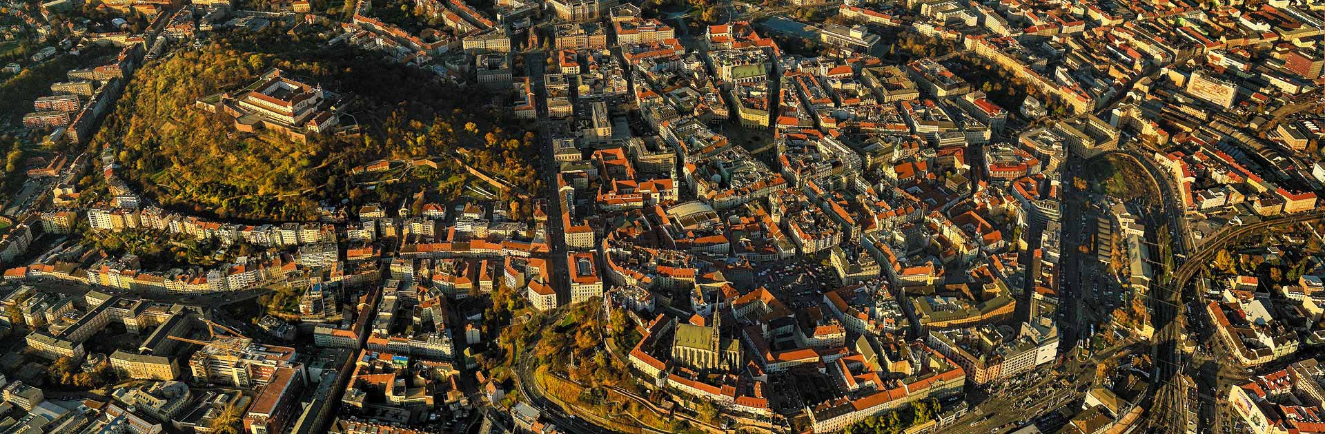 Brno - letecký pohled, foto: Libor Sváček