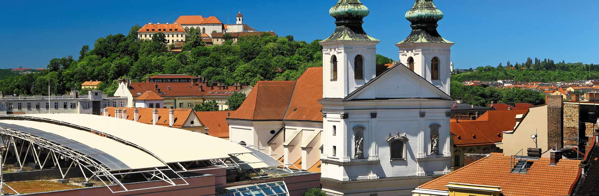 Brno - pohled na Špilberk, foto: Libor Sváček